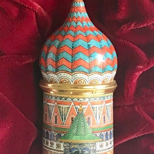 Staffordshire Enamels Christmas Box signed by artist