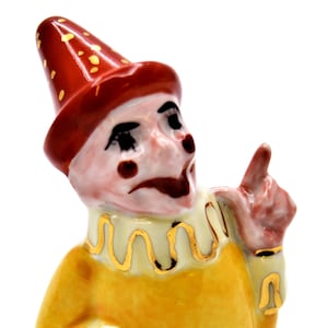 Hand Painted French Limoges Trinket Box. Beautifully Made Clown Figurine.
