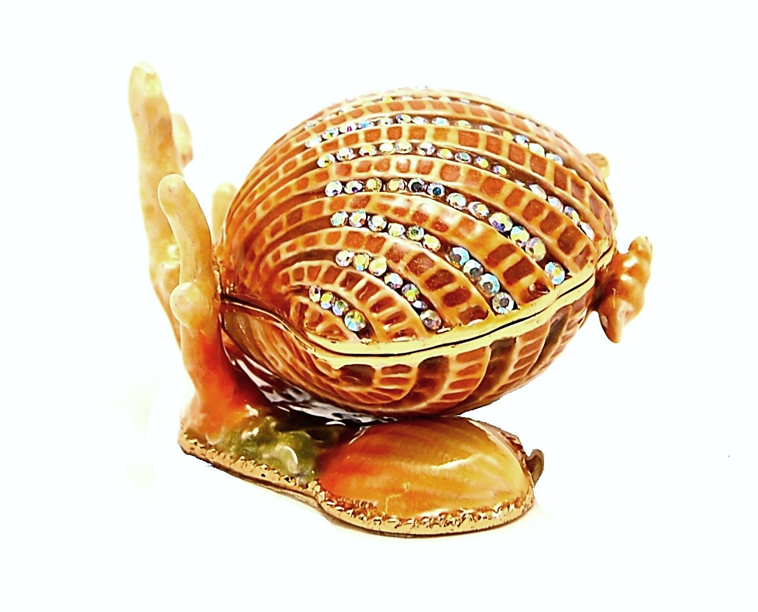 Handmade Clam Shell on Stand Trinket Box. Made With Enamel Etsy