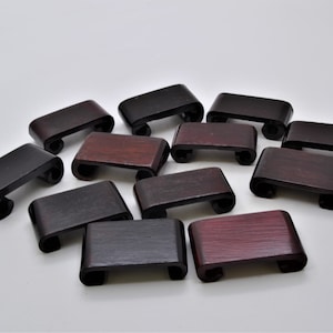 Lot of 12pcs Rosewood Scroll Stands. Hand Crafted & Painted.