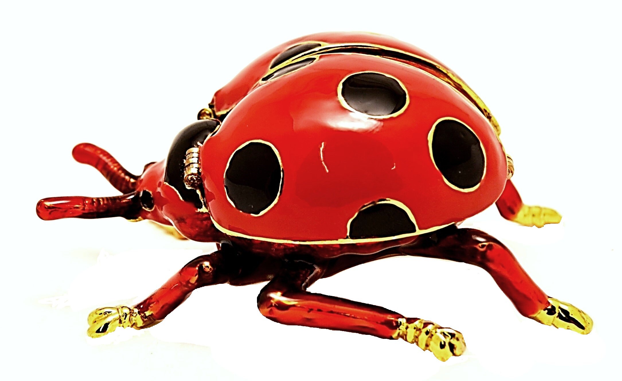 Flying Ladybug Trinket Box. Hand Crafted by an Artist With - Etsy