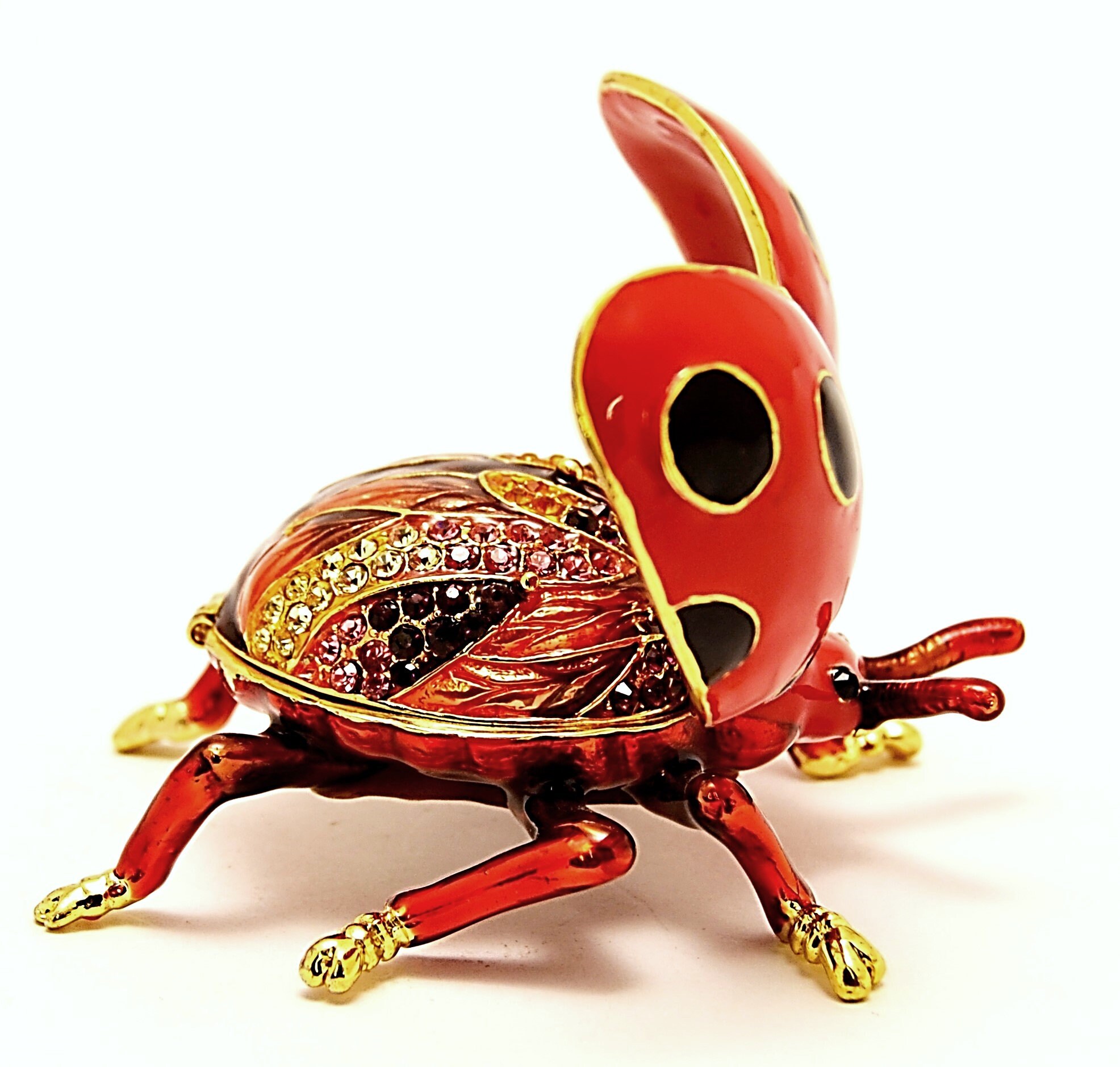 Flying Ladybug Trinket Box. Hand Crafted by an Artist With - Etsy
