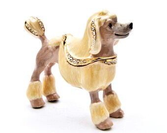 poodle trinket box