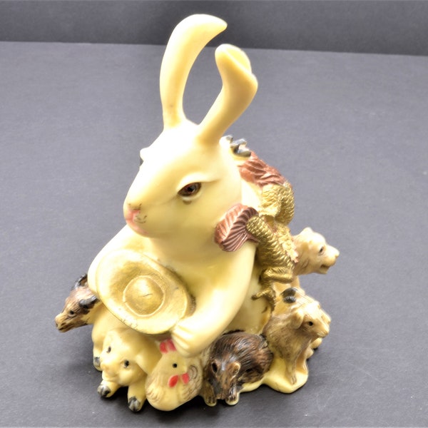 Chinese Zodiac Figurines Resin Etsy