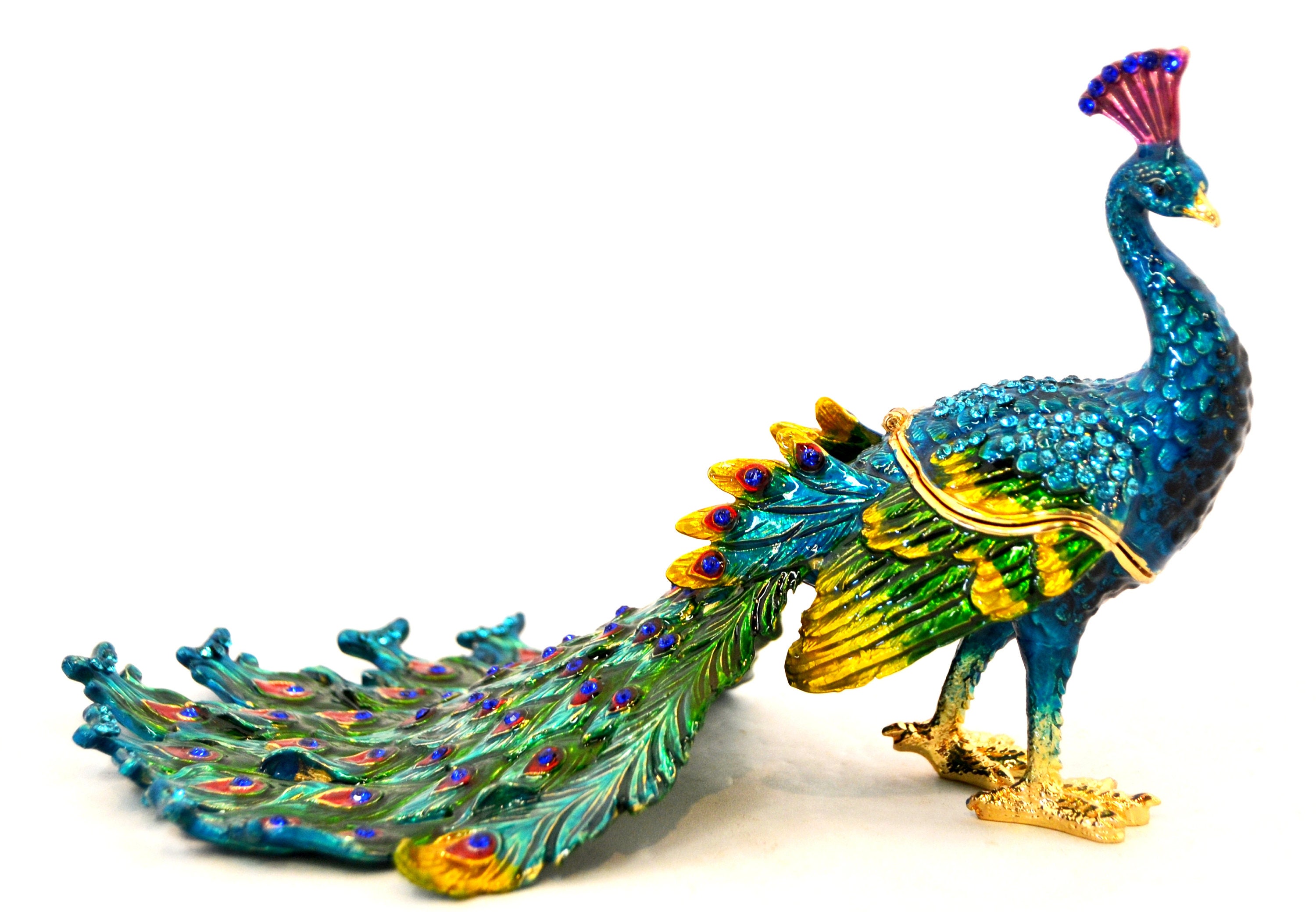Swarovski Peacock Figurine for sale Only 3 left at 60