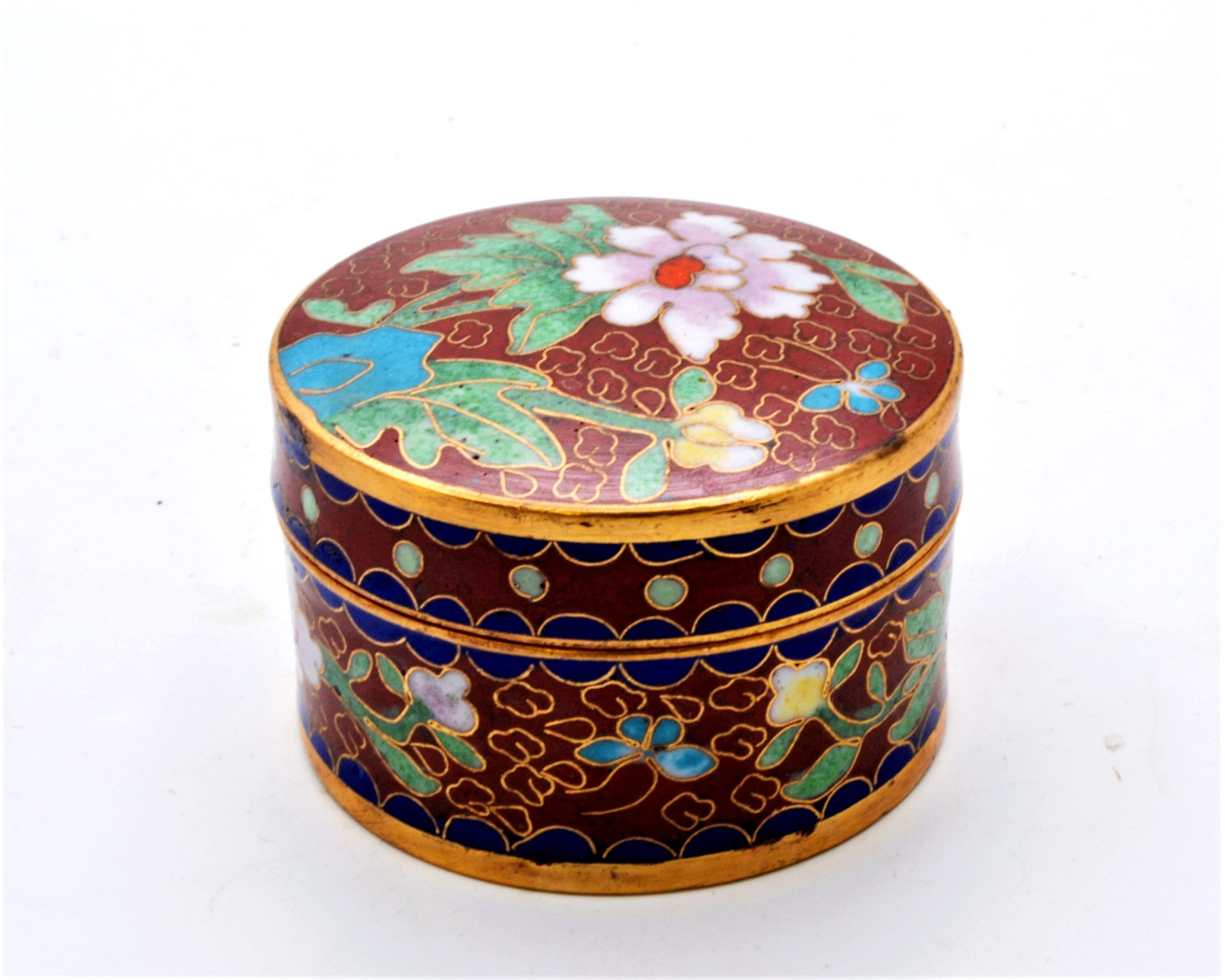 七宝焼 小皿 小物入れ アンティーク レトロ 骨董 七宝焼 小皿 小物入れ アンティーク レトロ 骨董