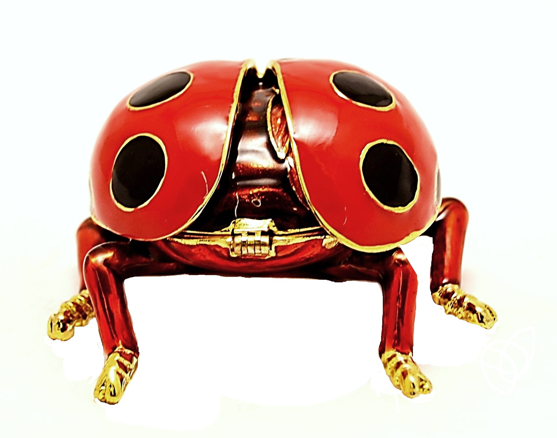 Flying Ladybug Trinket Box. Hand Crafted by an Artist With - Etsy