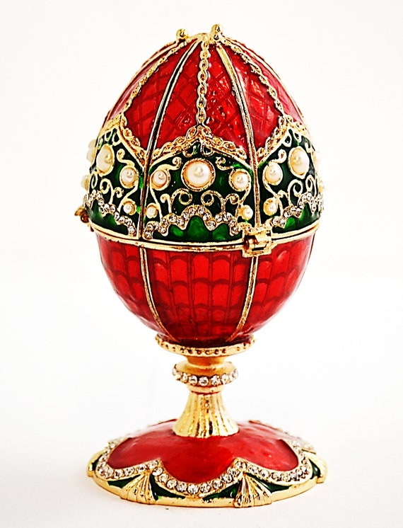 Musical Egg Trinket Box With Orthodox Church . Hand Made With - Etsy