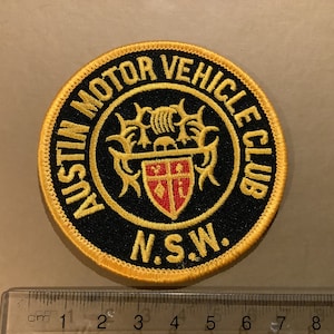 Vintage Austin Motor Vehicle Club N.S.W patch.