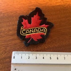 Vintage Canada Ahornblatt gestickter Aufnäher.