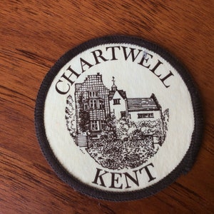 Vintage Chartwell Kent UK patch