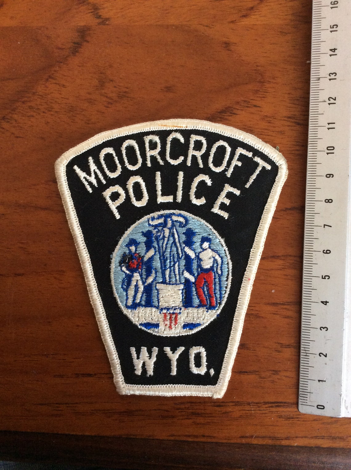 Moorcroft Police WYO Patch Circa 1970's Etsy