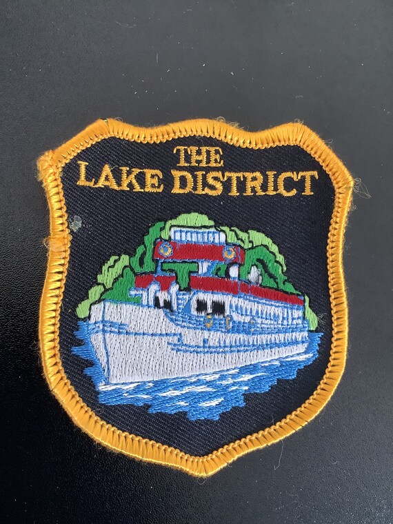 Vintage “The Lake District” souvenir patch
