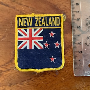 Vintage New Zealand flag patch.