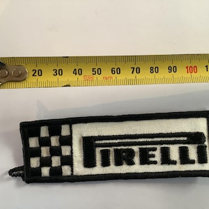 Vintage Pirelli Racing patch classic original piece perfect for mechanics/pit crew overalls