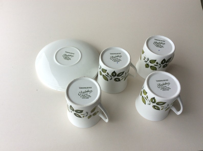 Greensleeves Elizabethan Art Designer Tea Coffee Set by Taylor and Kent