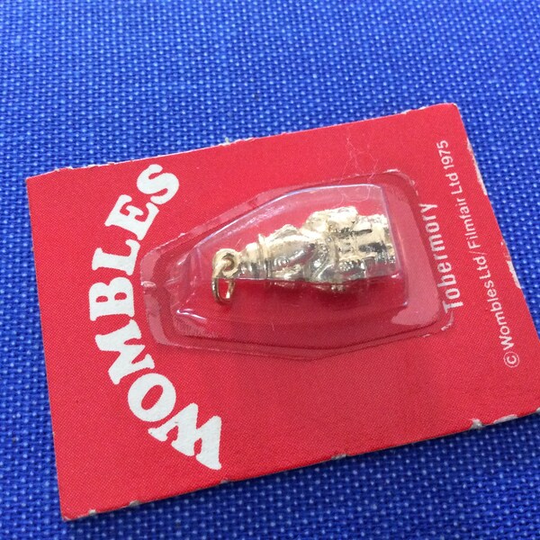 Vintage Womble rare charm Wombles Tobermory gold 1975