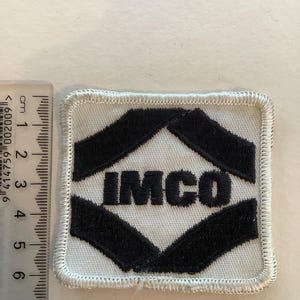 Vintage Imco machine tools patch.