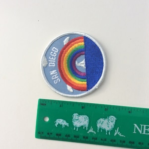 Vintage arcobaleno SAN Diego California patch.