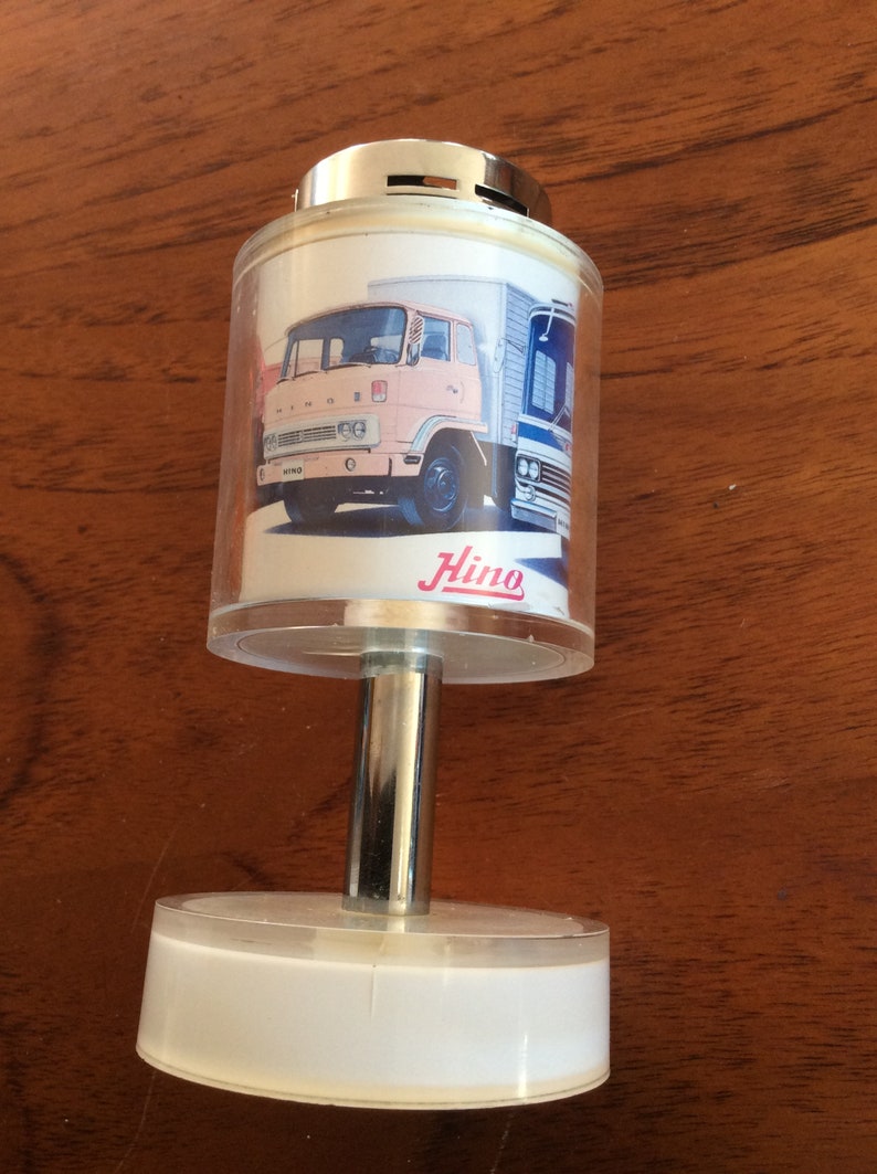 Piezo Electronic gas table lighter Hino circa advertising trucks Wholesale Large discharge sale