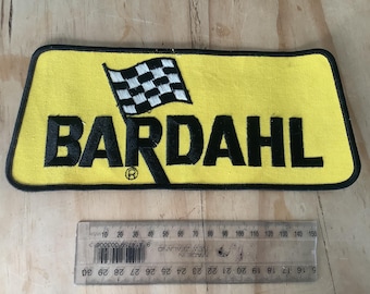 Vintage huge Bardahl Racing patch classic original piece for mechanics/pit crew overalls