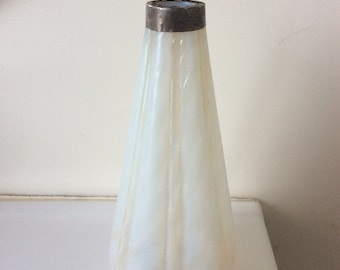 Kralik glass opal mother of pearl bud vase.