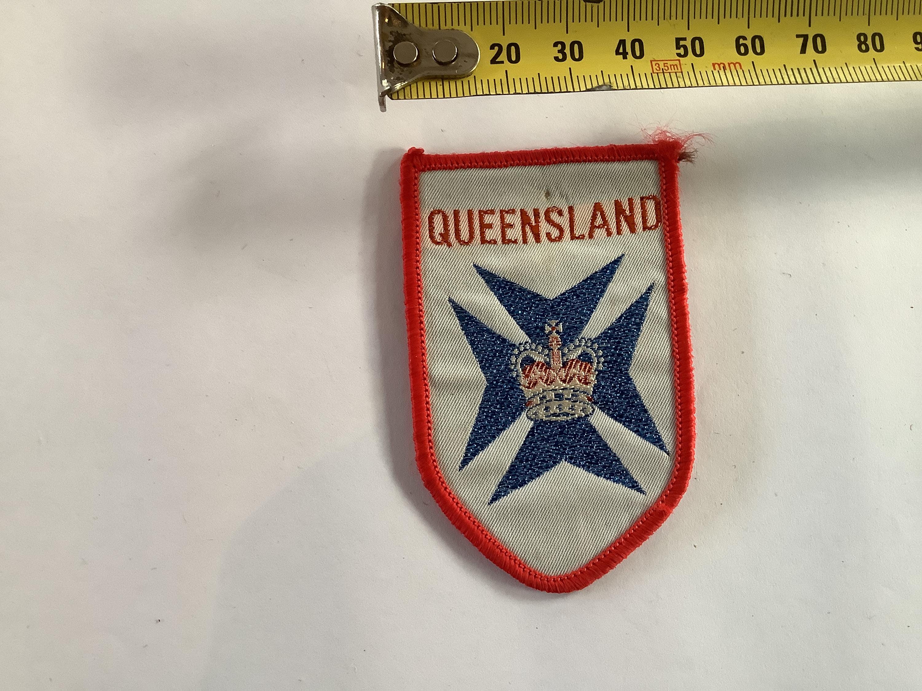 Patch Ricamate Bandiera Queensland Australia - Distintivo Per Giubbotto, Zaino, Collezione - Foto 2