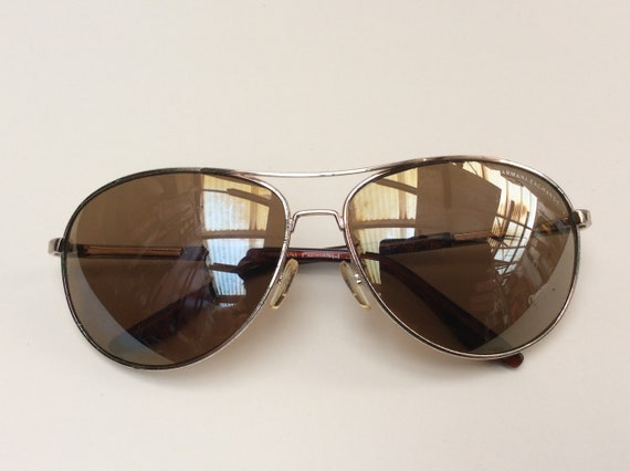Vintage Armani exchange aviator sunglasses 1990’s - image 7