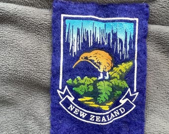 Vintage Nieuw-Zeelandse kiwipatch.