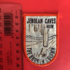 Vintage Jenolan Caves NSW Australien märke.