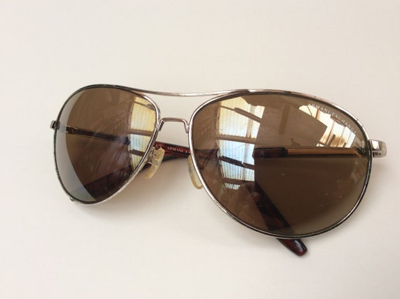 Vintage Armani exchange aviator sunglasses 1990’s - image 2