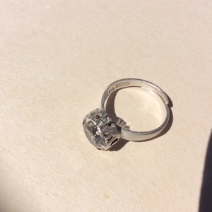 Superb vintage  BRUTALIST ring by Bengt Hallberg 1977