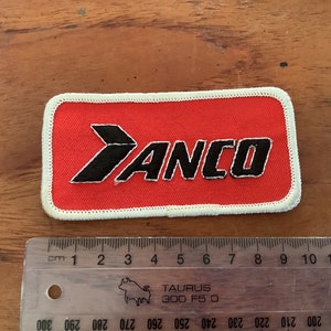 Vintage Anco wiper blades patch classic original piece selvage off mechanics/pit crew overalls