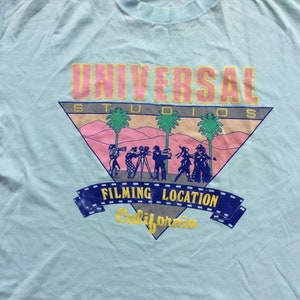 Rare universal studios filming location California 1980’s tshirt