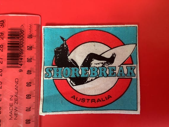 Vintage shorebreak surfer patch. - image 1