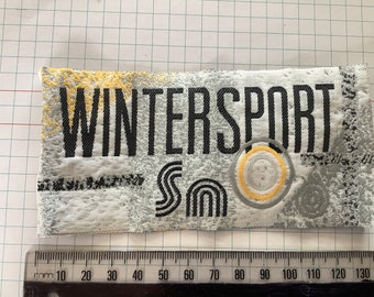 Vintage Winter Sport  80’s ski patch.