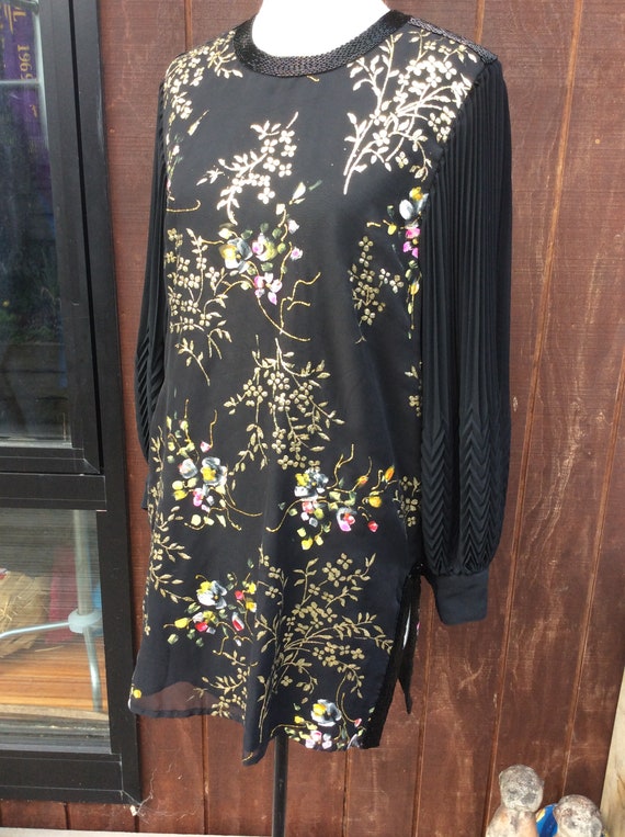 Stunning 1980’s Diane Freis mini dress or long top