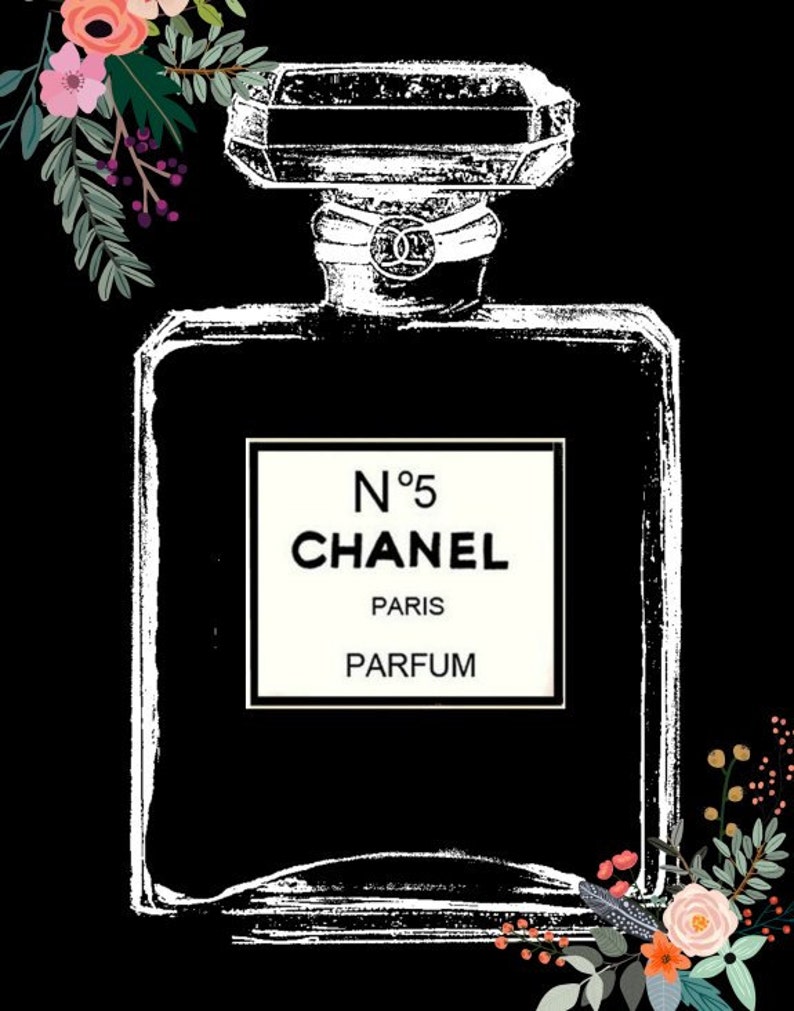 Printable Chanel Perfume Bottle
