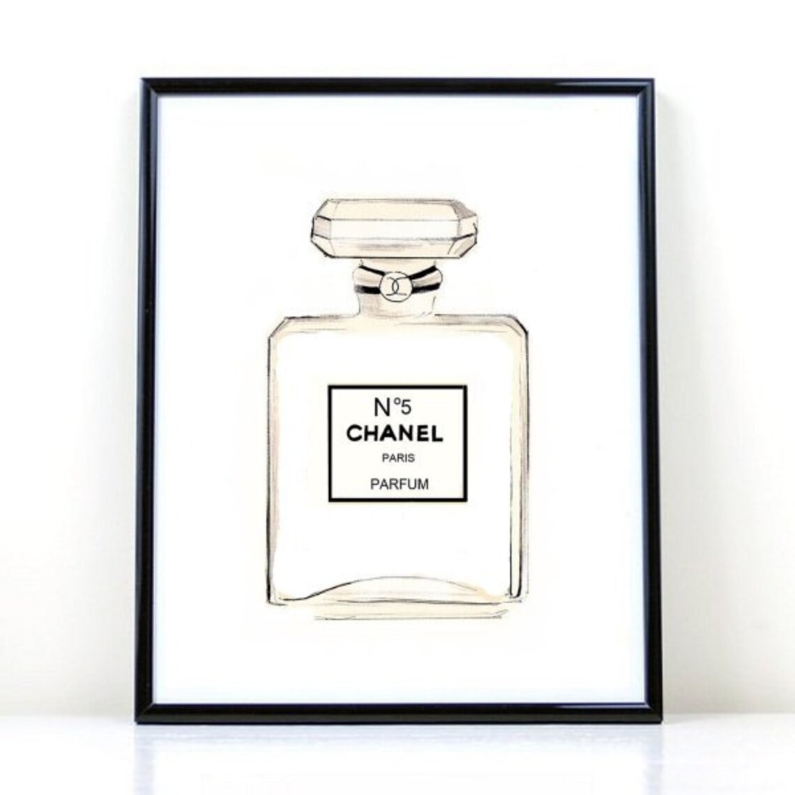 Printable Chanel Perfume Bottle