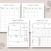 Fitness Planner Insert Printable Printable Planner Inserts PDF Letter ...