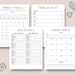 Fitness Planner Insert Printable Printable Planner Inserts - Etsy