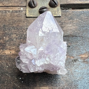 Natural Druzy Purple Amethyst Spirit Quartz | 30 Grams | Fairy Quartz | Cactus Quartz | South Africa | 38mm | 71802