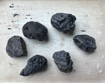 Thailand Tektites Indochinite | 20 Grams | Six (6) Tektites | You Get All | 20mm | Clairvoyance | Space Gems | 40304