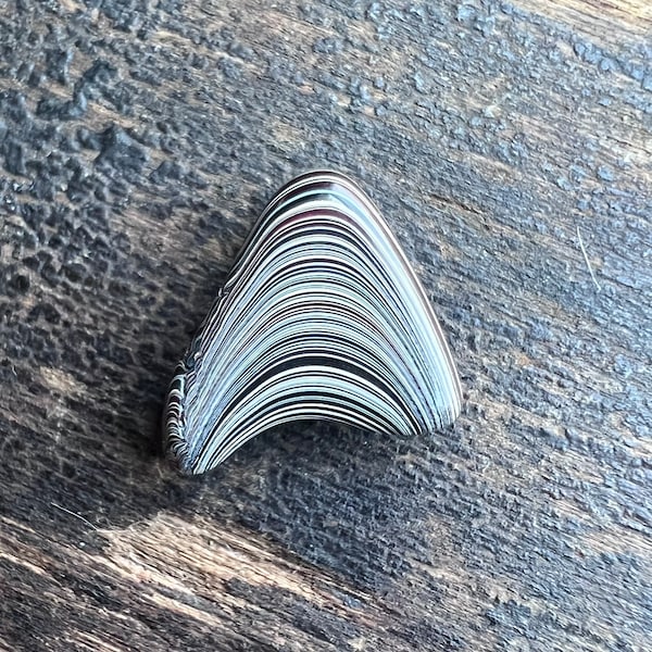 Freeform Fordite aka Detroit Agate | Cab Material | Vintage Lapidary Supply | 14mm | 4 Carats | 61005