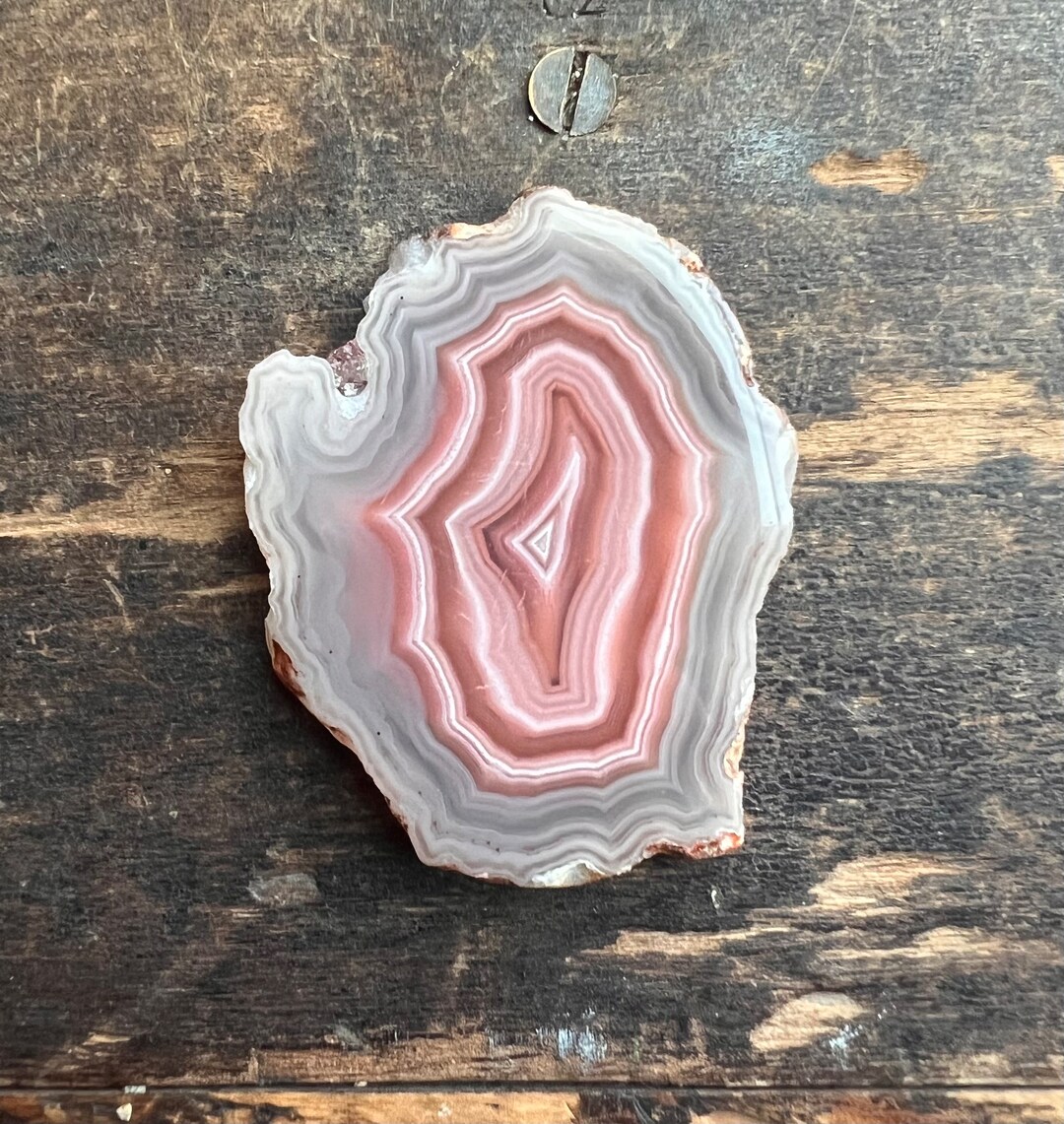 Natural Pink Laguna Agate From Mexico Laguna Agate Cabochon Laguna