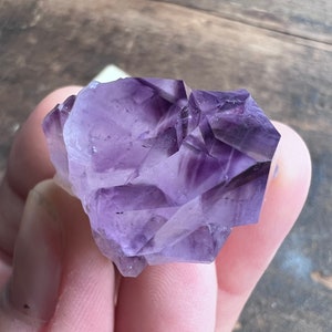 Dark Purple Amethyst Spirit Quartz Point | 22 Grams | Fairy Quartz | Cactus Quartz | South Africa | 42x32mm | 61008