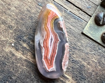 Stunning Laguna Agate From Mexico | Laguna Agate Cabachon | Laguna Agate Freeform | 44mm | 12 Grams | 30311