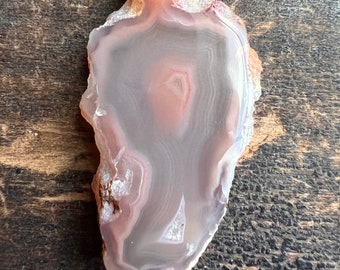 Laguna Mexican Agate | Mexican Agate Nodule | Natural Pink Agate | 24 Grams | 57mm | 92602