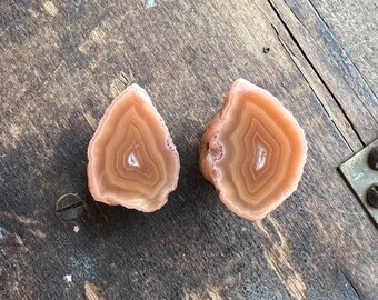 Moctezuma Agate Pair From Mexico | Mexican Agates | Moctezuma Nodules | Moctezuma Agate Geodes | 31308