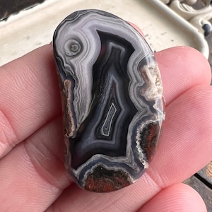 Purple Passion Agate From Mexico |  Purple Passion Agate Cabochon | Freeform Cabochon | 39mm | 10300